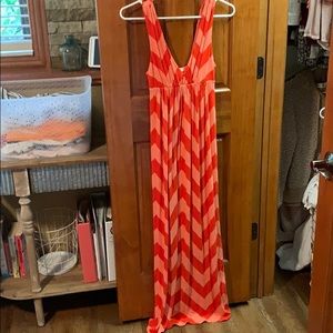 Coral maxi dress •JCREW • worn once
